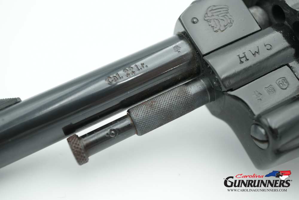 German HW5 Revolver .22 LR 4" Barrel Blued Checkered Grips-img-4