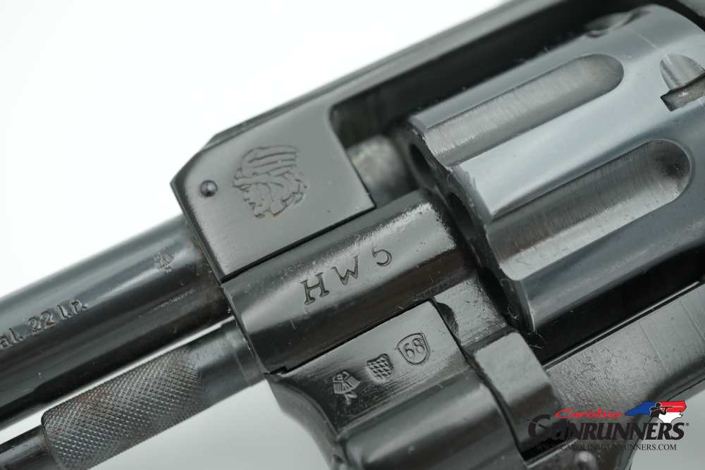 German HW5 Revolver .22 LR 4" Barrel Blued Checkered Grips-img-7