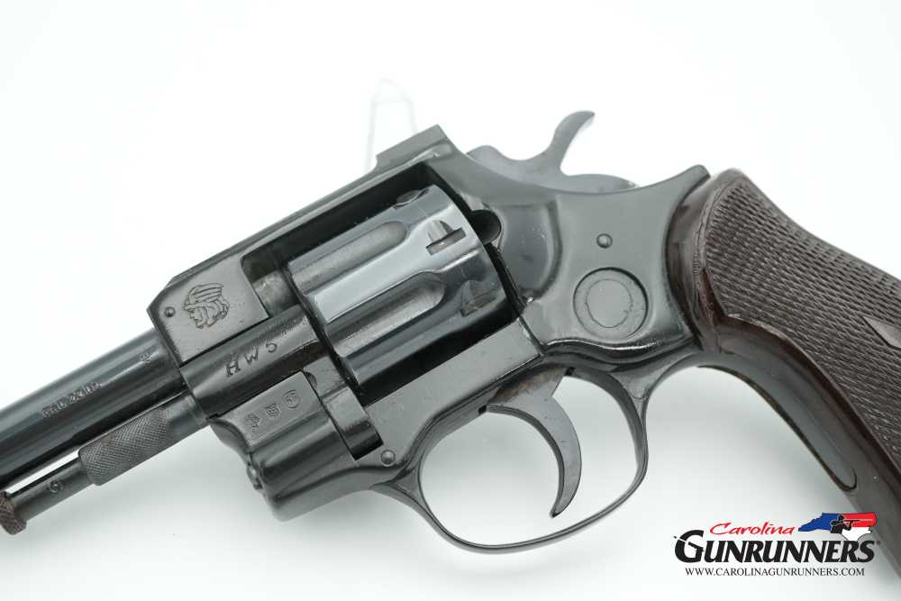 German HW5 Revolver .22 LR 4" Barrel Blued Checkered Grips-img-5