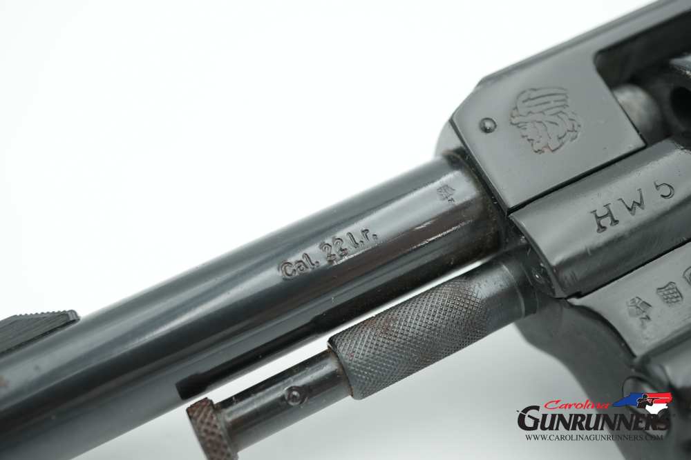 German HW5 Revolver .22 LR 4" Barrel Blued Checkered Grips-img-3