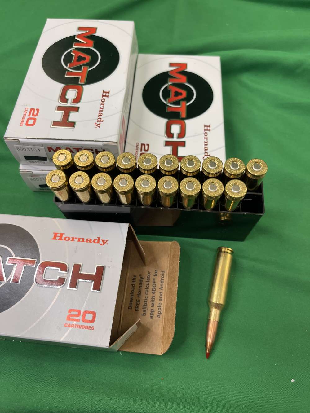 Hornady Match 6.5 Creedmoor 140gr ELD Match 80 Rounds total!-img-1