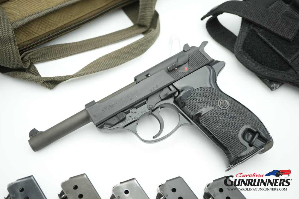 Walther P1 German Semi-Automatic Pistol 9mm 5" Barrel Parkerized 6 Mags-img-6