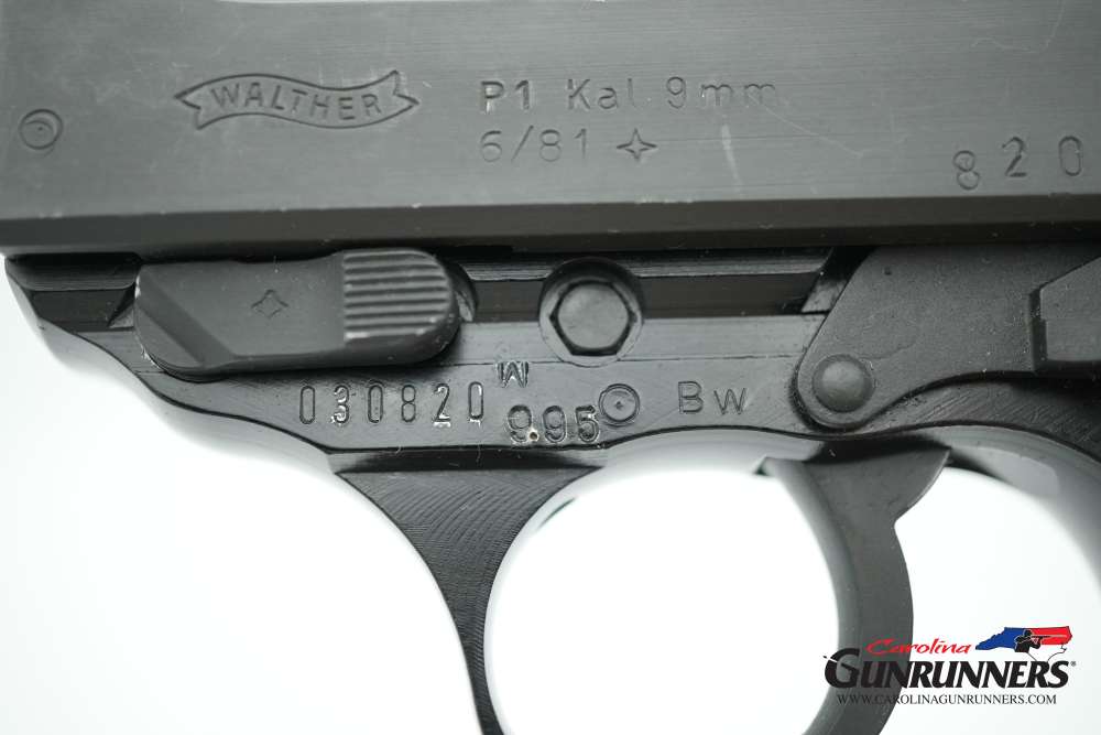 Walther P1 German Semi-Automatic Pistol 9mm 5" Barrel Parkerized 6 Mags-img-33
