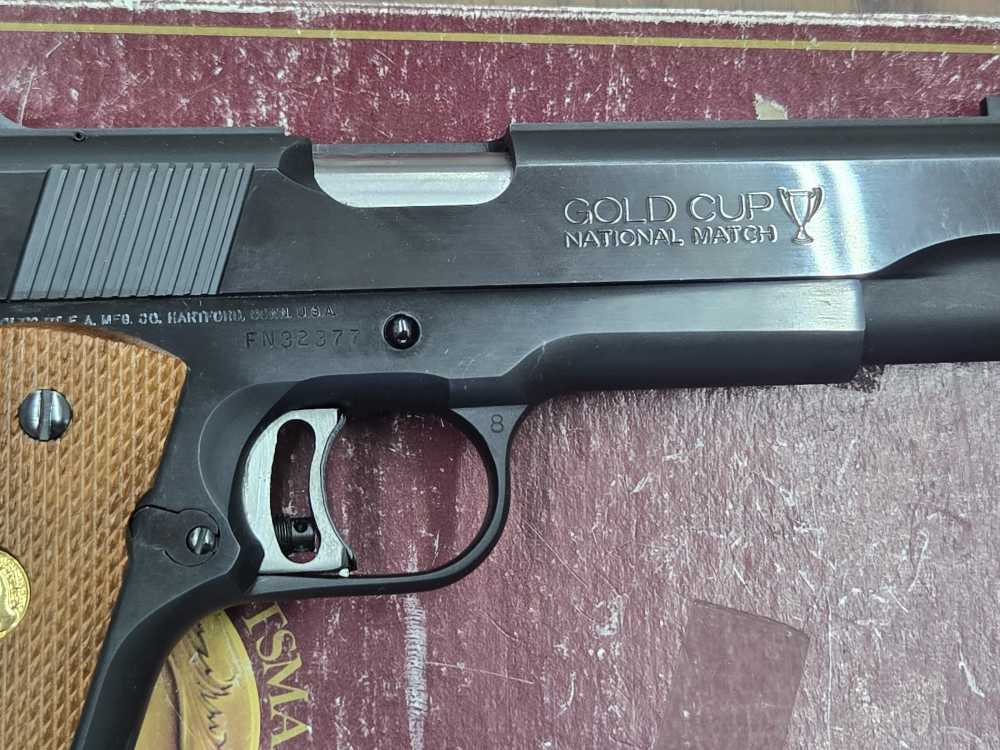Colt 1911 Mkiv gold cup national match series 80 mfg 1990-img-8