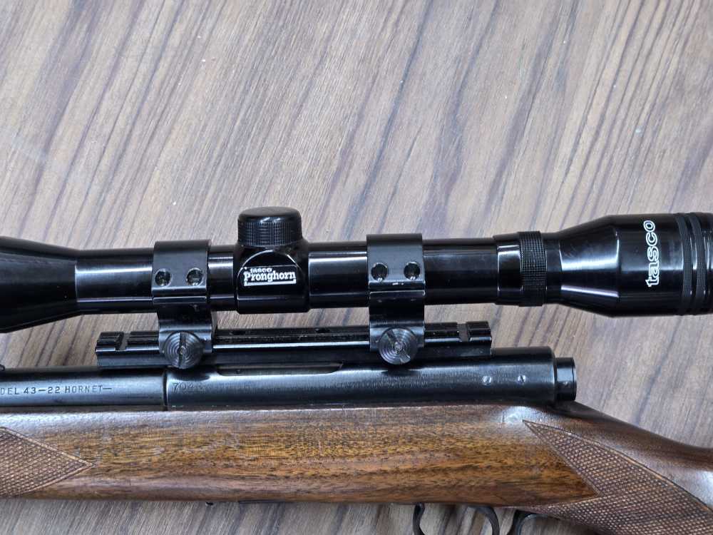 Winchester model 43 22 hornet mfg 1948 1st year of production-img-8