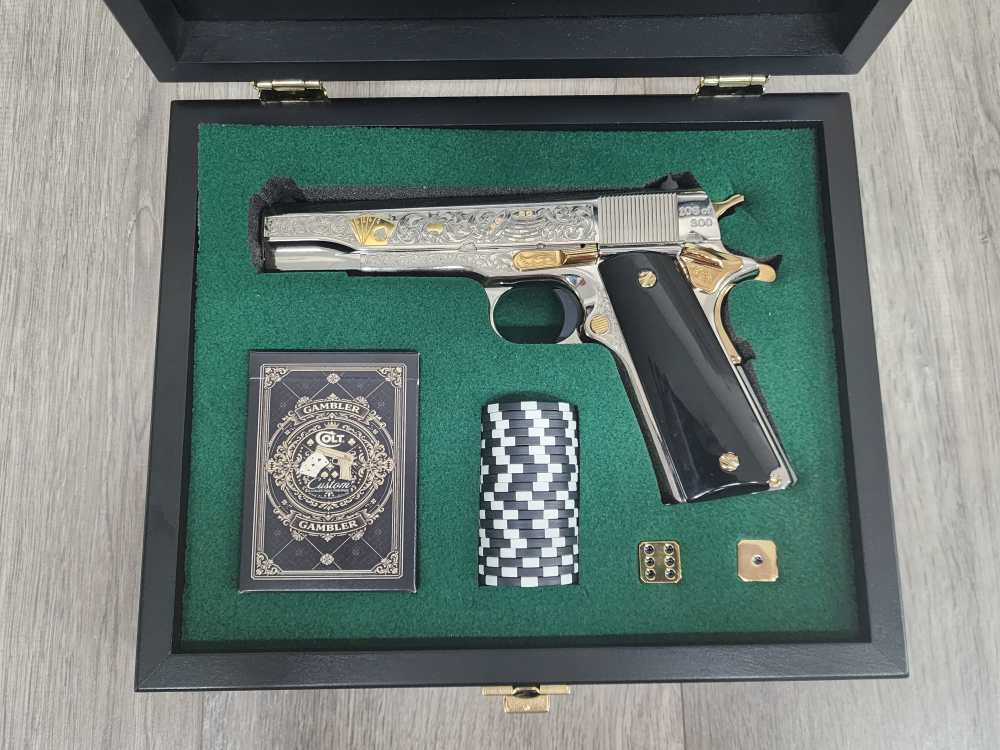 Custom & Collectable Colt 1911 Gambler 45 ACP-img-13