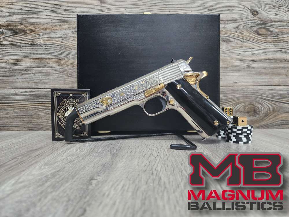 Custom & Collectable Colt 1911 Gambler 45 ACP-img-0