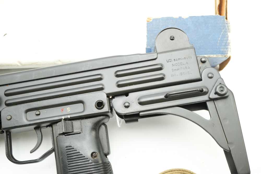 1980 IMI Israel UZI Model A Semi Auto Carbine 9mm 16" Barrel Original Box -img-3