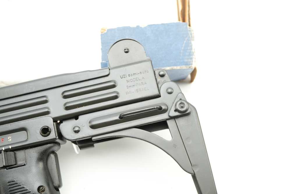 1980 IMI Israel UZI Model A Semi Auto Carbine 9mm 16" Barrel Original Box -img-2