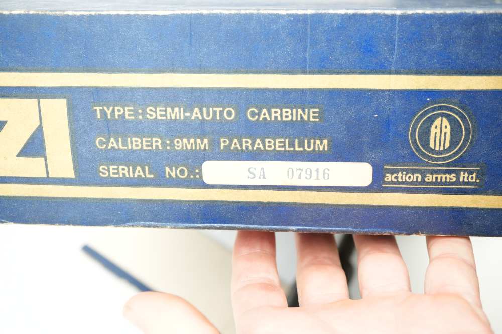 1980 IMI Israel UZI Model A Semi Auto Carbine 9mm 16" Barrel Original Box -img-43