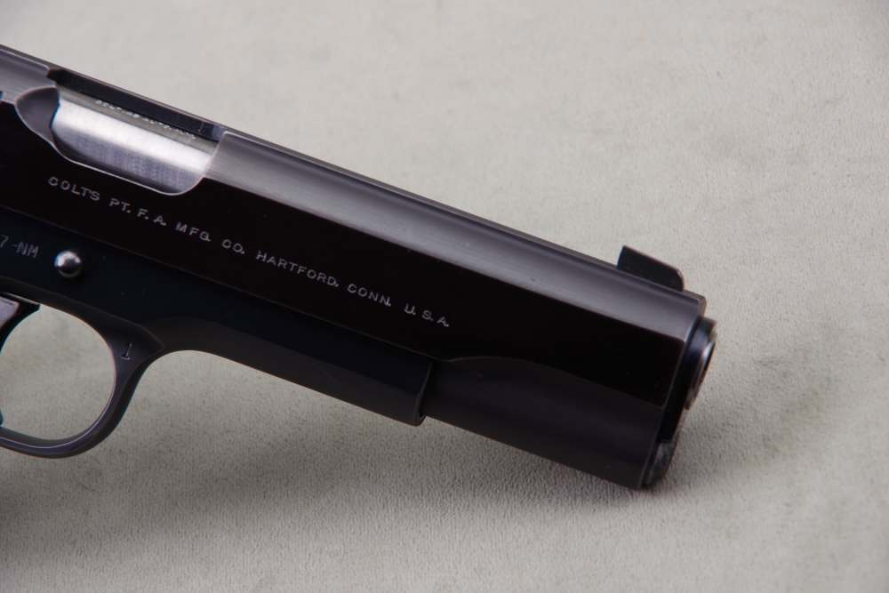All Original 1969 Colt Gold Cup National Match 45 ACP 5'' Blue 97%+-img-8