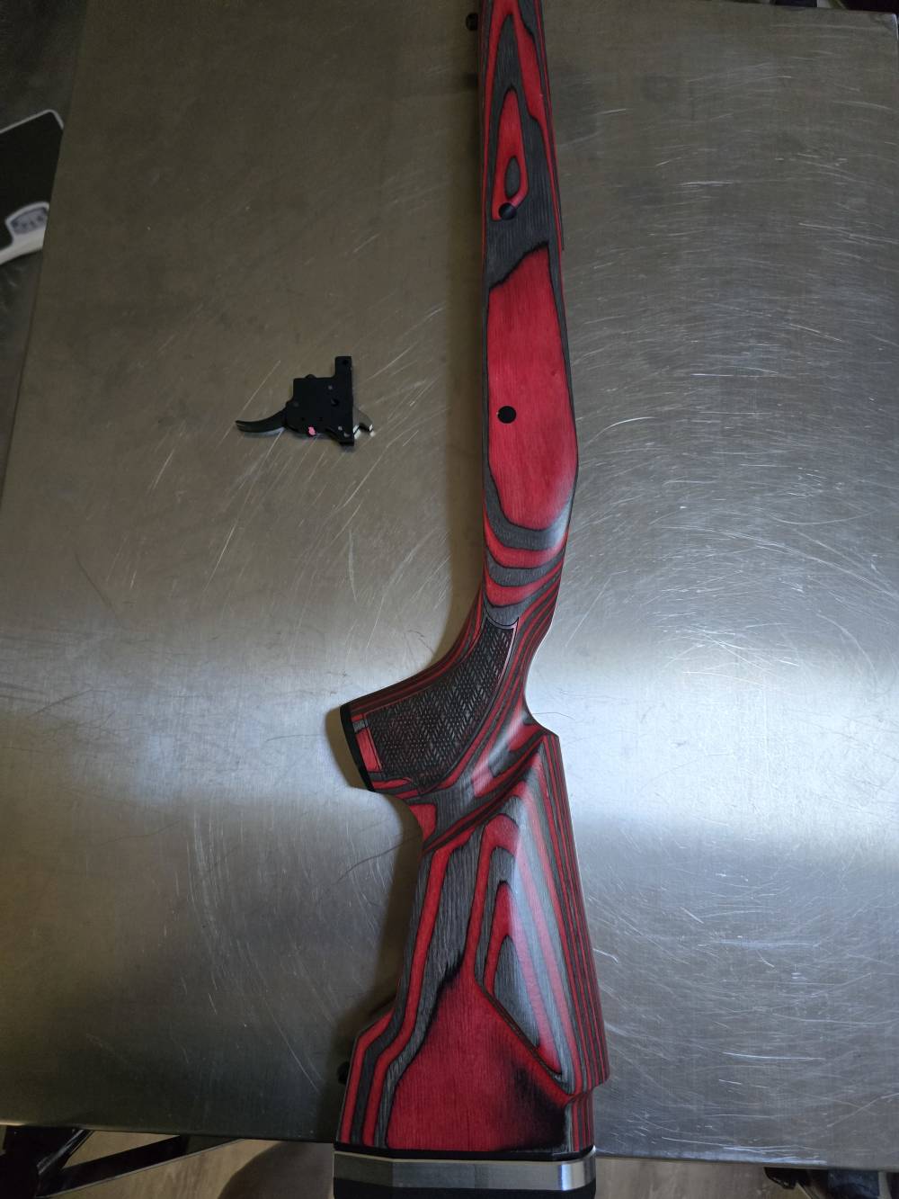 WINCHESTER 70 STOCK AND TRIGGER.-img-5