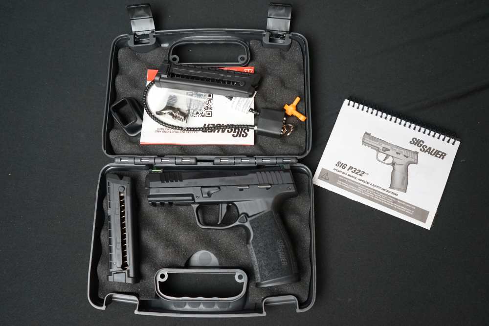 Sig Sauer P322, 22LR, Case, 2 mags, 20 rnd, Optics ready-img-4