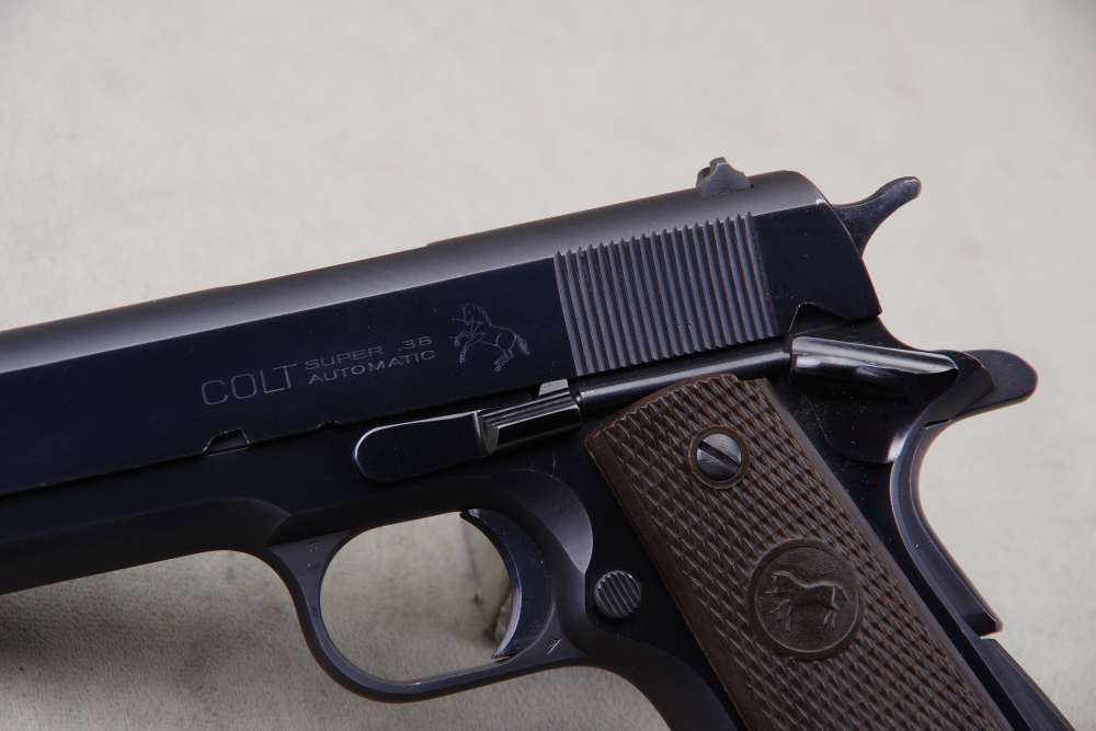 All Original 1951 Colt Super 38 Pre Series 70 5'' Blue 97%-img-4