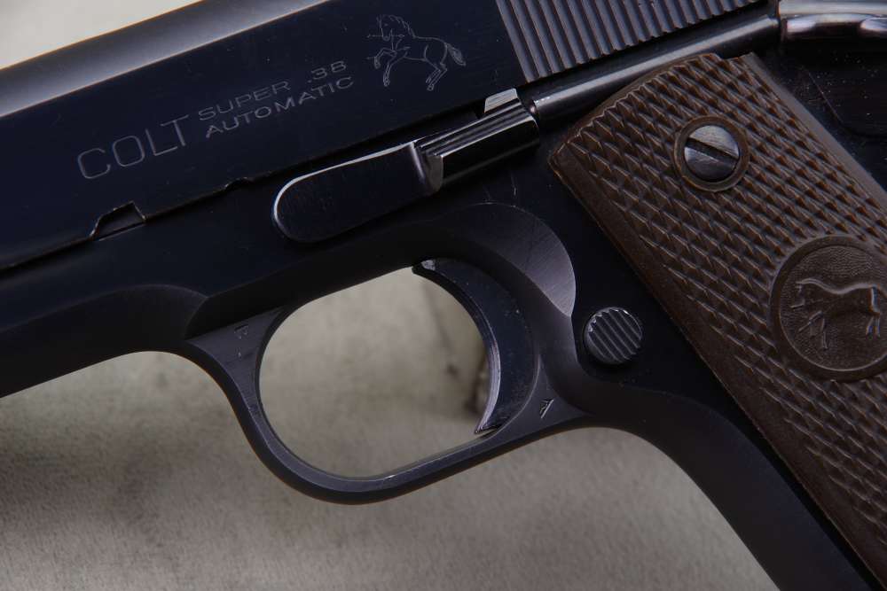 All Original 1951 Colt Super 38 Pre Series 70 5'' Blue 97%-img-5