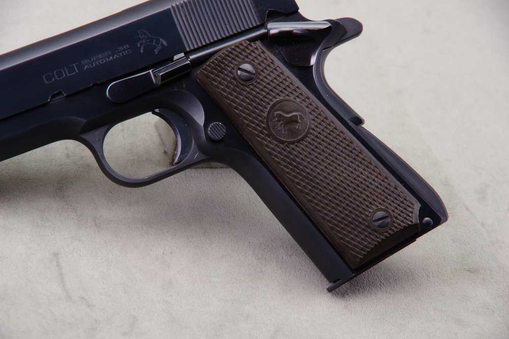 All Original 1951 Colt Super 38 Pre Series 70 5'' Blue 97%-img-6