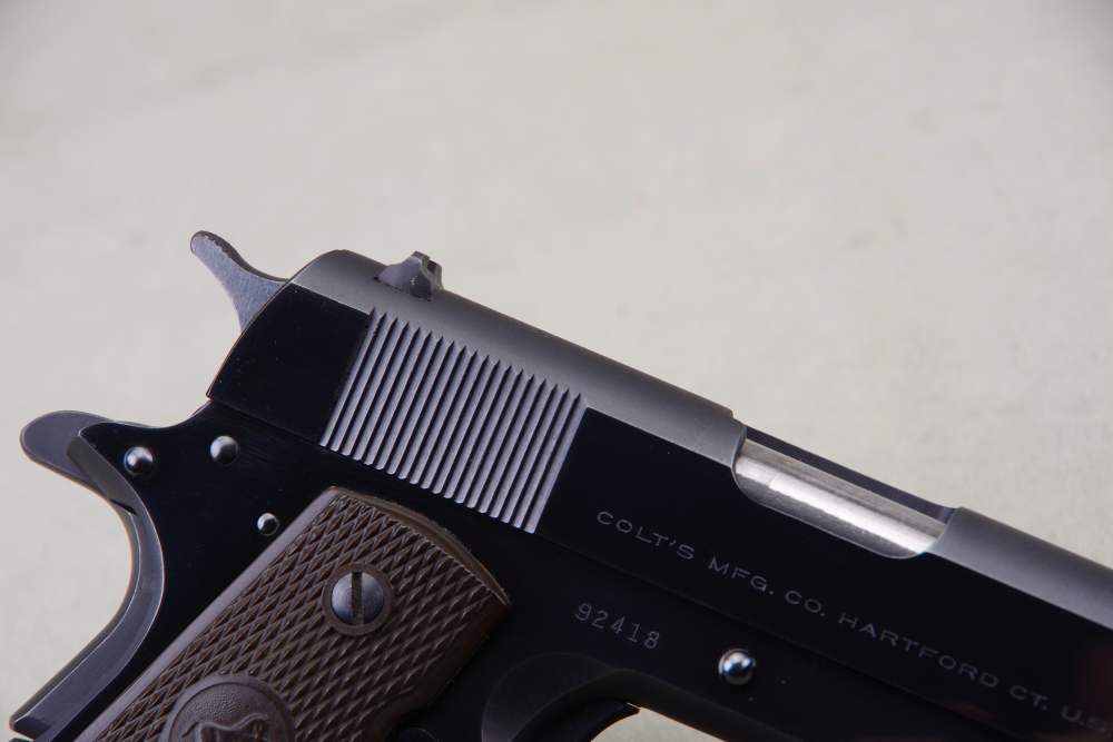 All Original 1951 Colt Super 38 Pre Series 70 5'' Blue 97%-img-9
