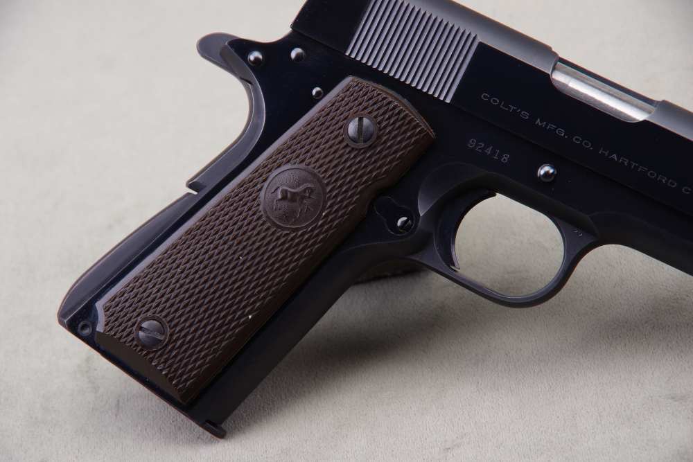 All Original 1951 Colt Super 38 Pre Series 70 5'' Blue 97%-img-11