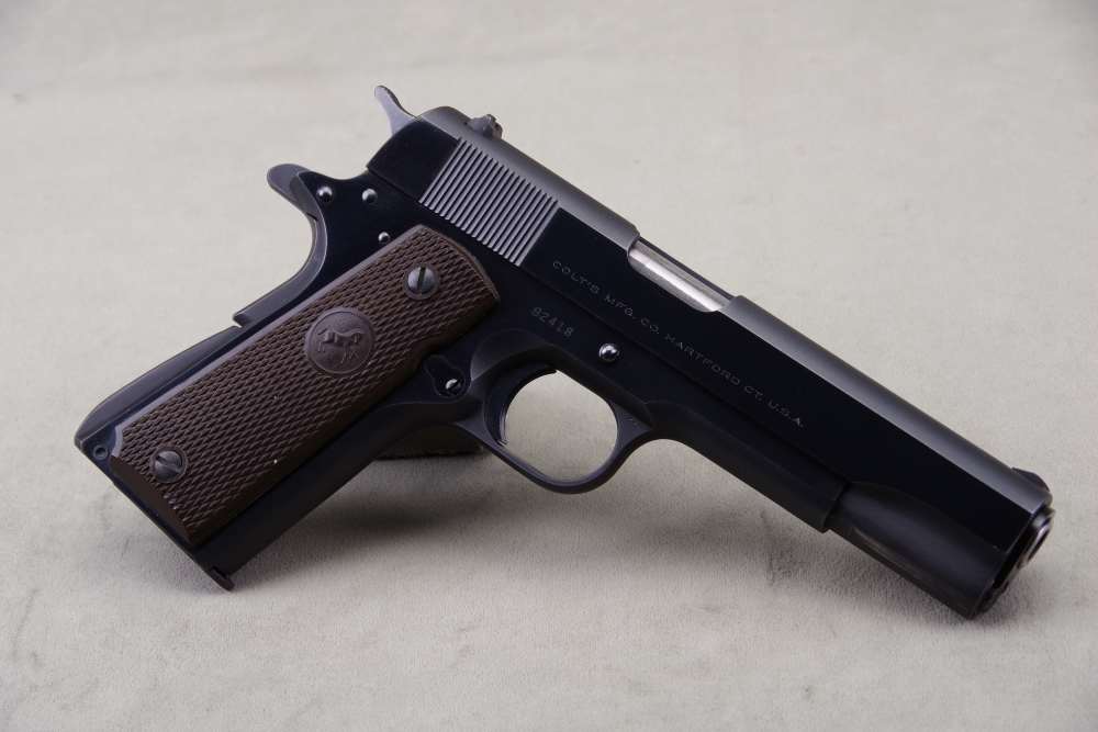 All Original 1951 Colt Super 38 Pre Series 70 5'' Blue 97%-img-7