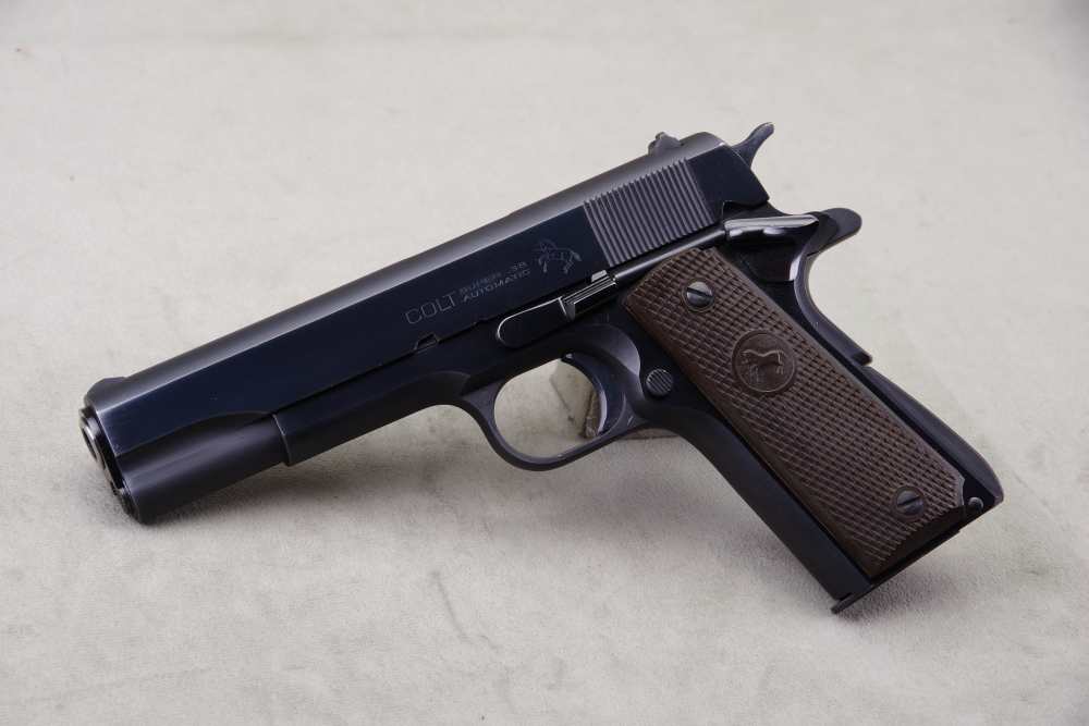 All Original 1951 Colt Super 38 Pre Series 70 5'' Blue 97%-img-2
