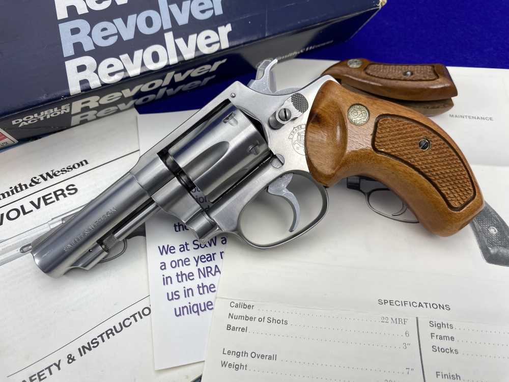 Smith Wesson 650 .22 MRF 3" Stainless *DESIRED LIMITED PRODUCTION SMITH*-img-2