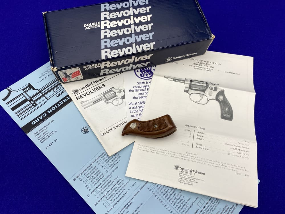 Smith Wesson 650 .22 MRF 3" Stainless *DESIRED LIMITED PRODUCTION SMITH*-img-35