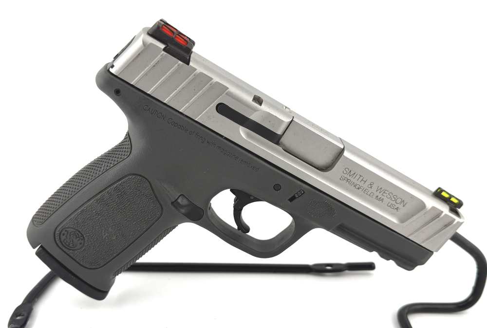 Smith & Wesson SD9VE 9mm Semi-Automatic Pistol Stainless Slide Grey Frame-img-1