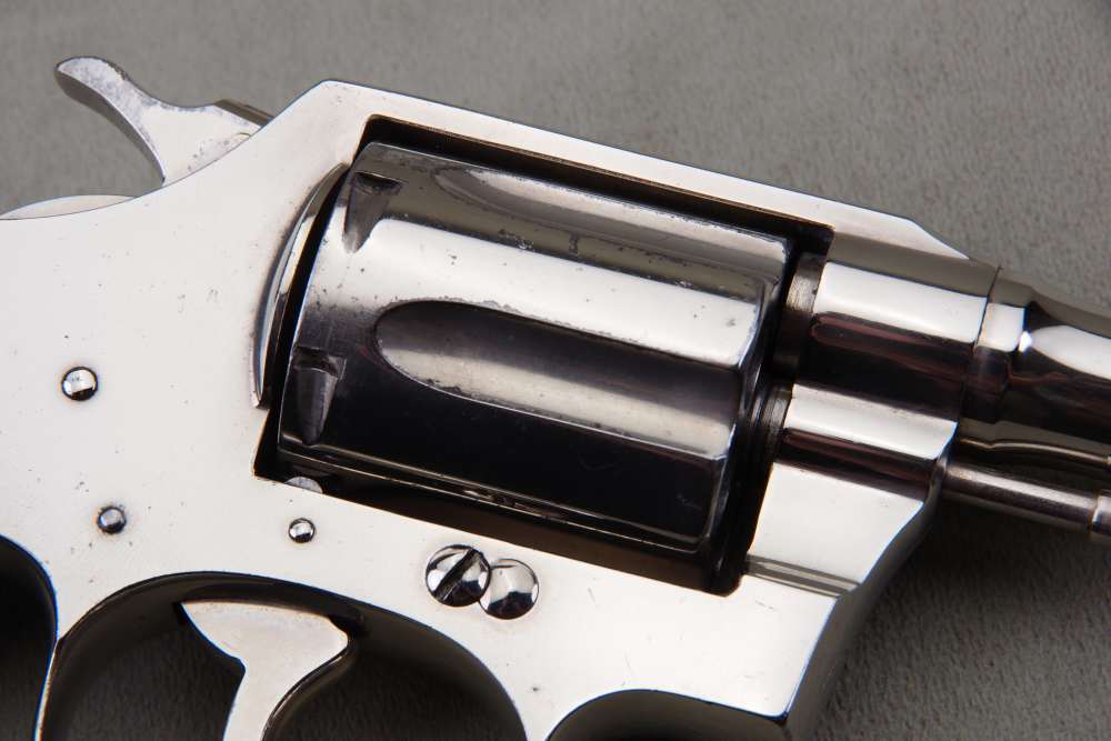 Extremely Rare 1926 Colt Pre-Detective Special 2'' Nickel w/ Factory Letter-img-13
