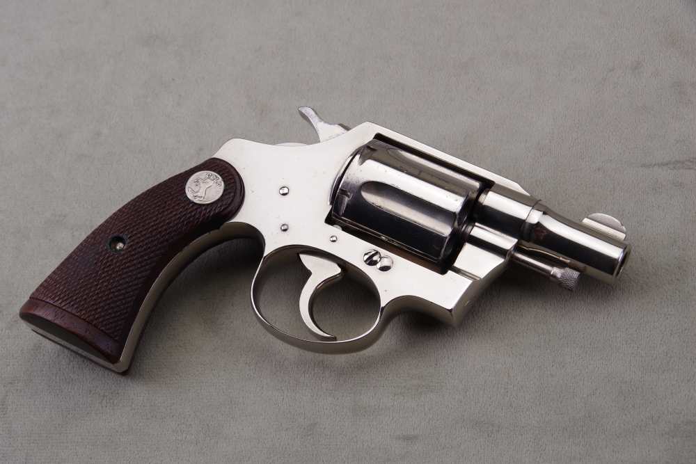 Extremely Rare 1926 Colt Pre-Detective Special 2'' Nickel w/ Factory Letter-img-11