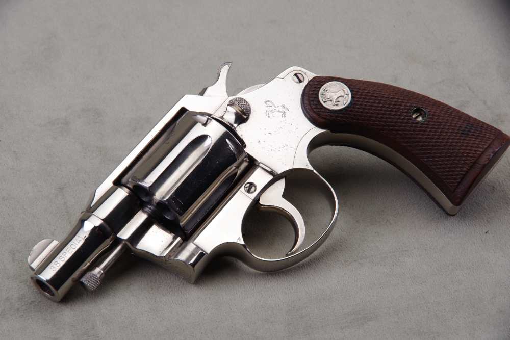 Extremely Rare 1926 Colt Pre-Detective Special 2'' Nickel w/ Factory Letter-img-32
