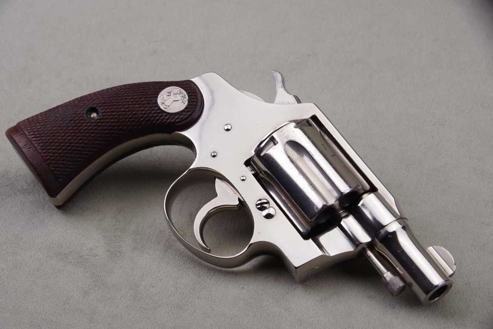 Extremely Rare 1926 Colt Pre-Detective Special 2'' Nickel w/ Factory Letter-img-31