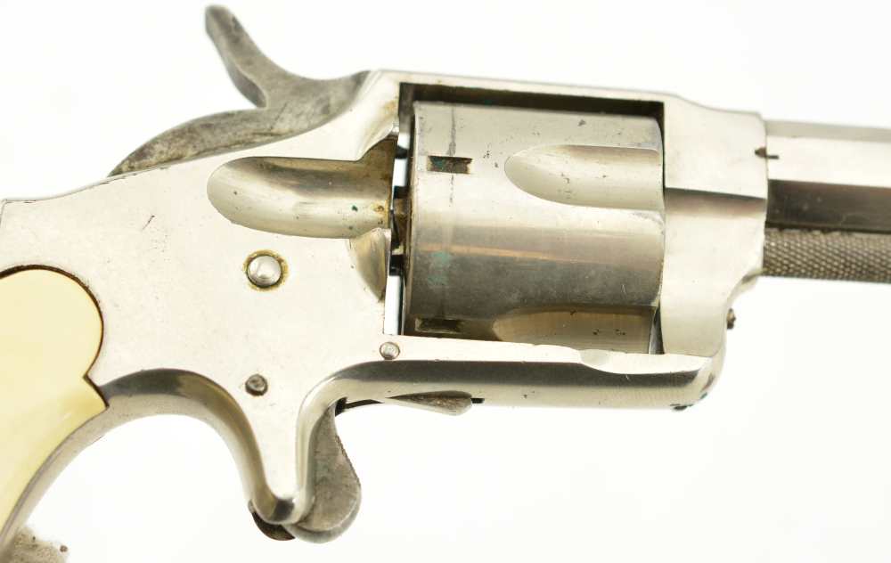  Scarce Antique Long Barrel Hopkins & Allen Mfg XL No.5 38 Revolver-img-2