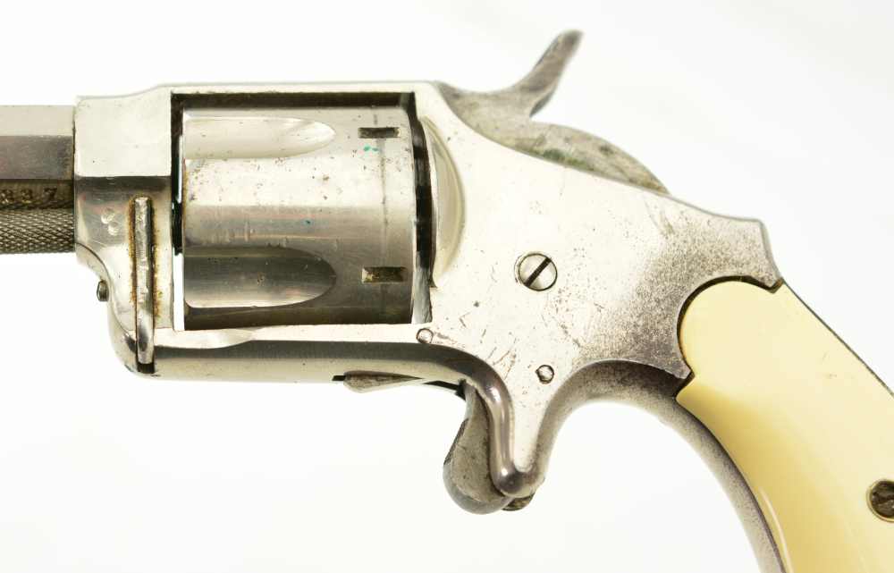  Scarce Antique Long Barrel Hopkins & Allen Mfg XL No.5 38 Revolver-img-5