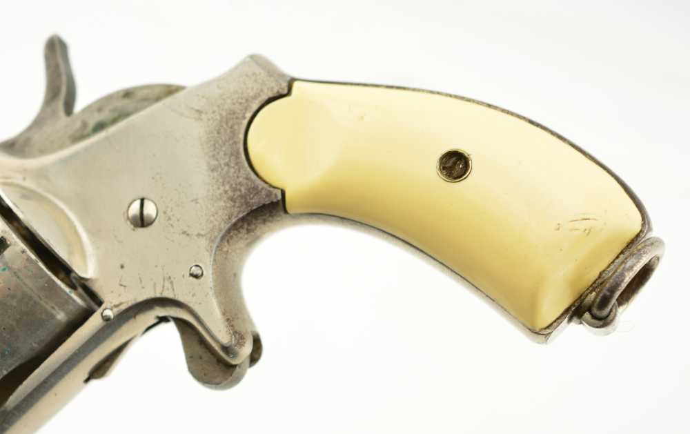  Scarce Antique Long Barrel Hopkins & Allen Mfg XL No.5 38 Revolver-img-4