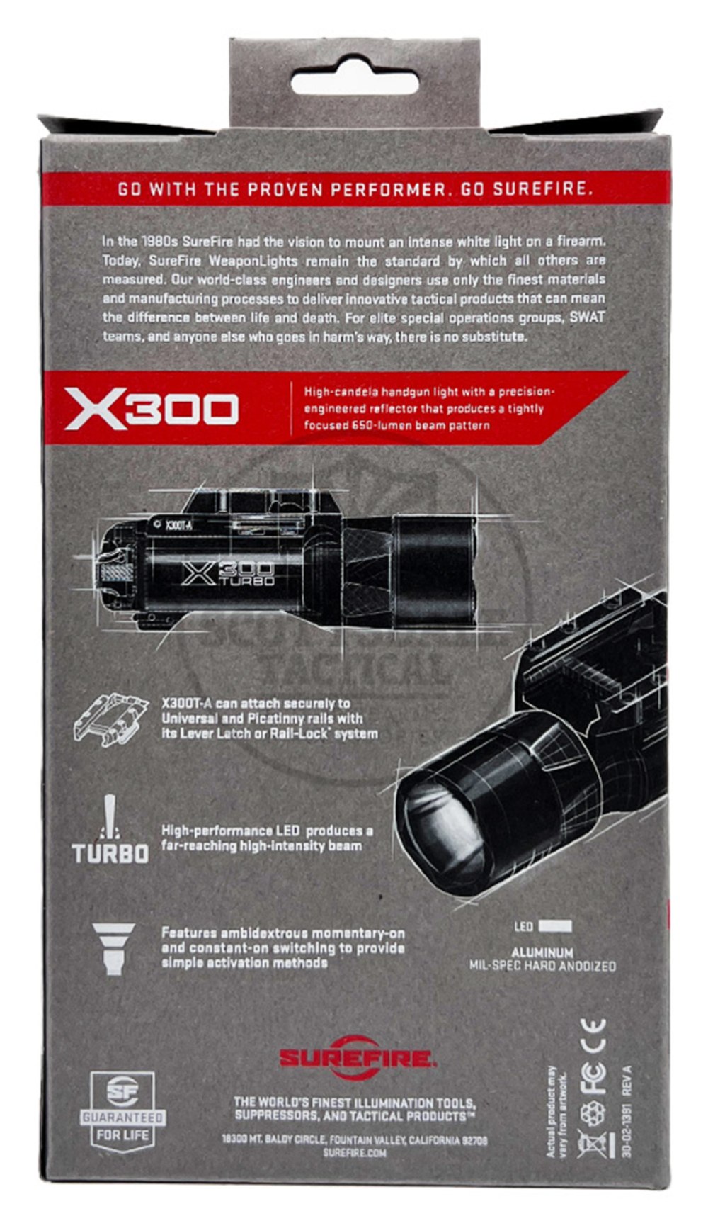 Surefire X300 Turbo-A Weapon Light -img-1