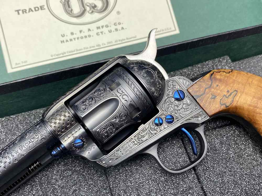 MARK SWANSON FEGA MASTER ENGRAVED USFA SAA - MATCHED CONSECUTIVE PAIR! 2/2-img-25