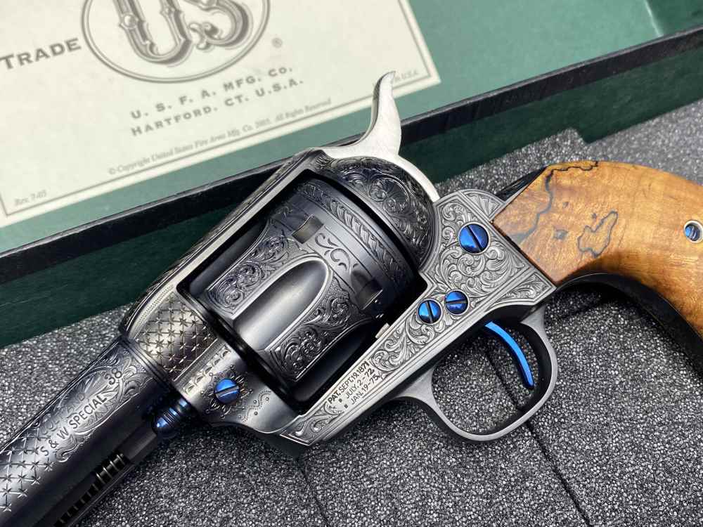 MARK SWANSON FEGA MASTER ENGRAVED USFA SAA - MATCHED CONSECUTIVE PAIR! 2/2-img-92