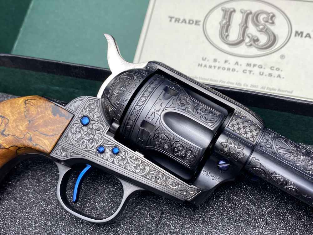 MARK SWANSON FEGA MASTER ENGRAVED USFA SAA - MATCHED CONSECUTIVE PAIR! 2/2-img-4