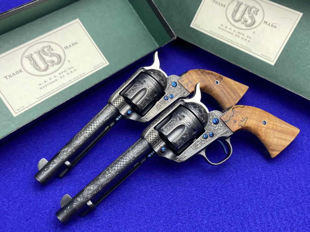 MARK SWANSON FEGA MASTER ENGRAVED USFA SAA - MATCHED CONSECUTIVE PAIR! 2/2-img-5