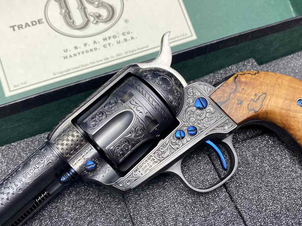 MARK SWANSON FEGA MASTER ENGRAVED USFA SAA - MATCHED CONSECUTIVE PAIR! 2/2-img-3