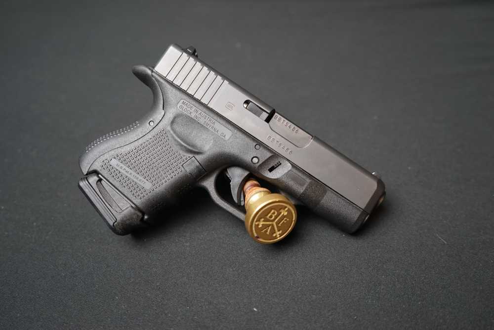 Glock 26 Gen4, 9mm, Case, 5 mags, G26, Black, Compact-img-4