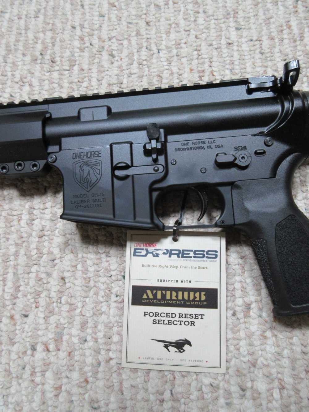 One Horse OH-15 Express Atrius Forced Reset, 5.56mm.223 16" 30RD MAG-img-3