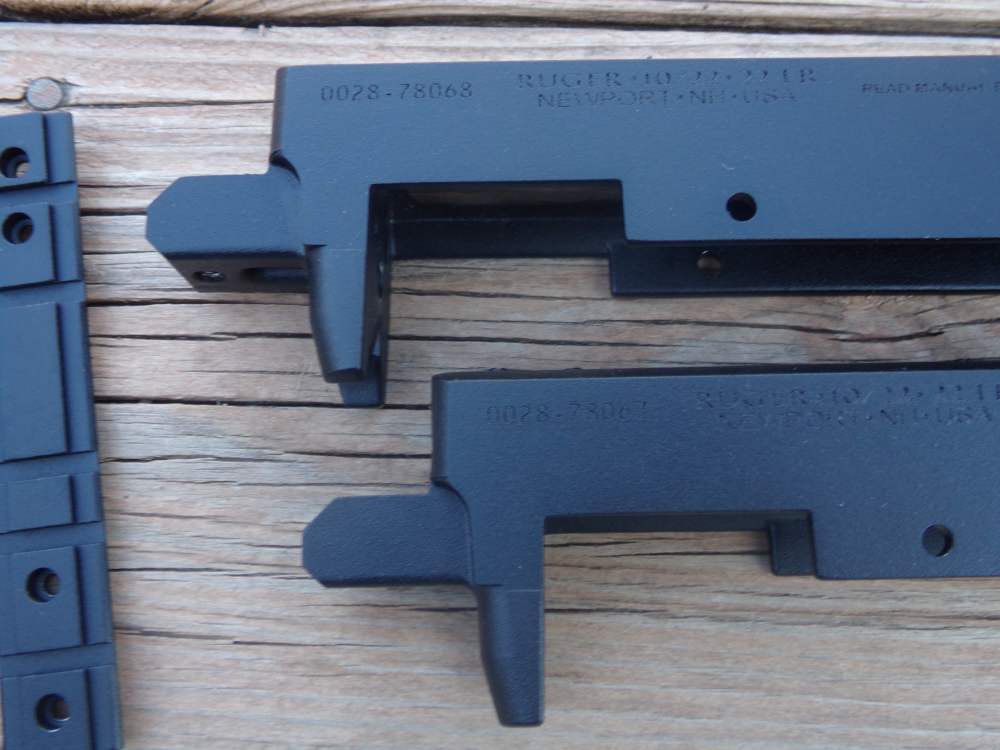 Ruger 10/22 receiver pair CONSECUTIVE SN# stripped receivers 22LR W/ mounts-img-2