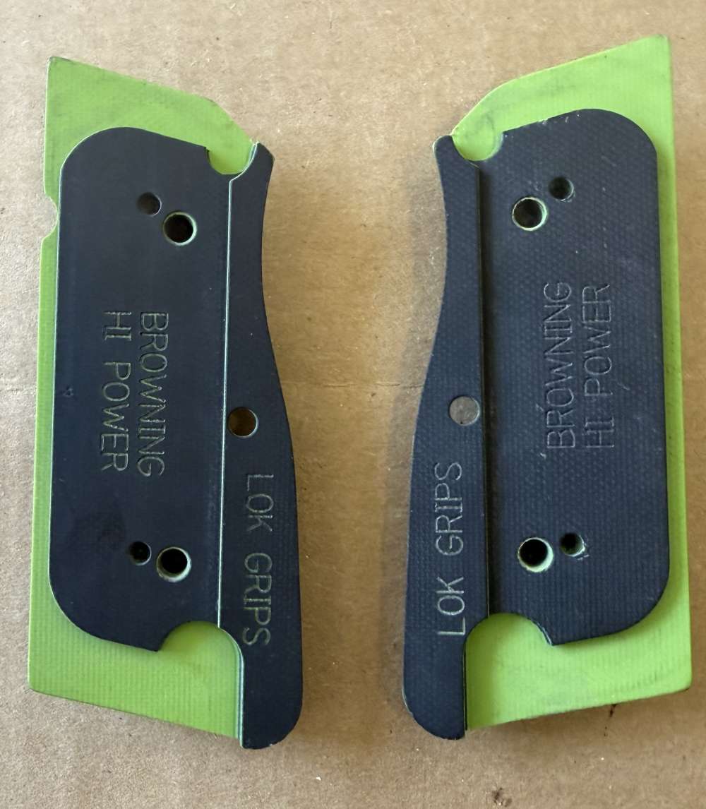 LOK Grips Browning Hi-Power | SA-35 Palm Swell Roughnecks-img-1