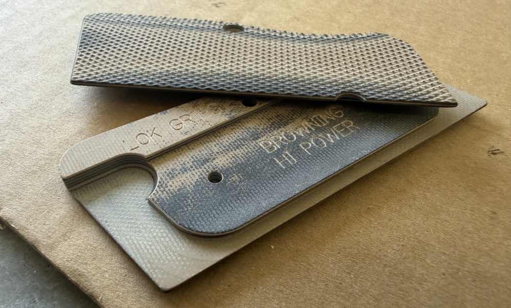 LOK Grips Browning Hi-Power | SA-35 Thin Checkered-img-2