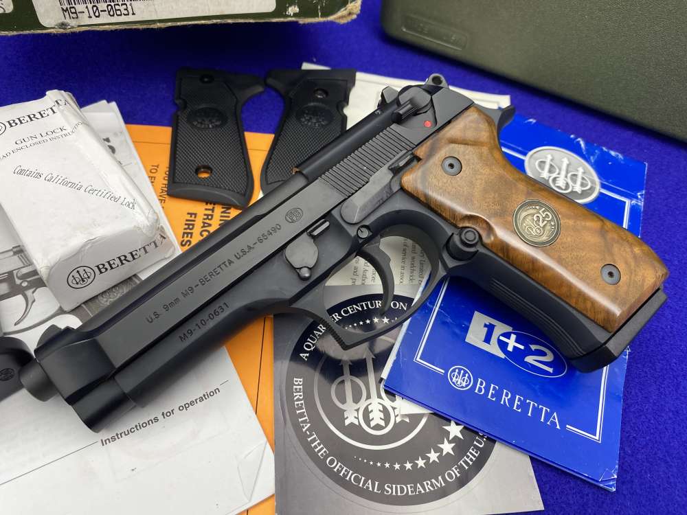 Beretta M9 25th Anniversary 9mm Black 4.9" *LIMITED EDITION 631 OF 2,010*-img-38