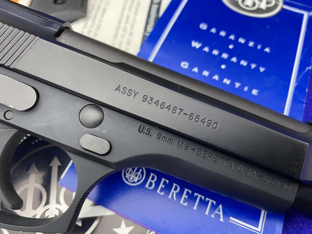 Beretta M9 25th Anniversary 9mm Black 4.9" *LIMITED EDITION 631 OF 2,010*-img-16