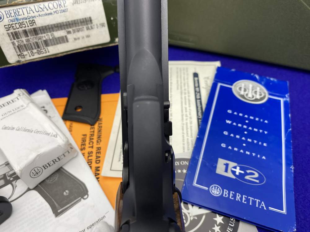 Beretta M9 25th Anniversary 9mm Black 4.9" *LIMITED EDITION 631 OF 2,010*-img-29