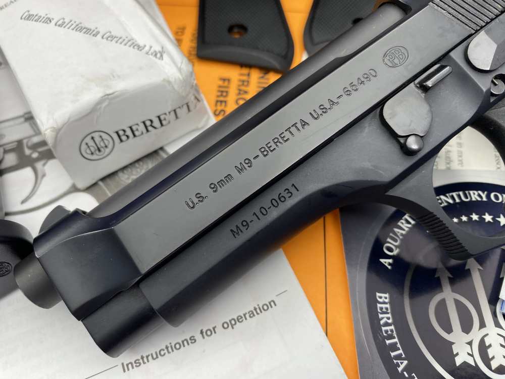 Beretta M9 25th Anniversary 9mm Black 4.9" *LIMITED EDITION 631 OF 2,010*-img-8