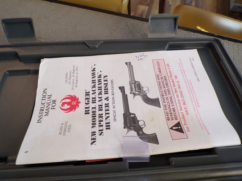 Ruger Blackhawk 41 Rem Mag 6 Shot 6.50" Blued Barrel MADE IN 2009-img-20
